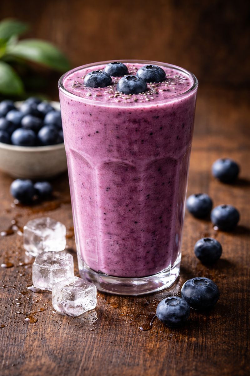 Áfonyás antioxidáns smoothie