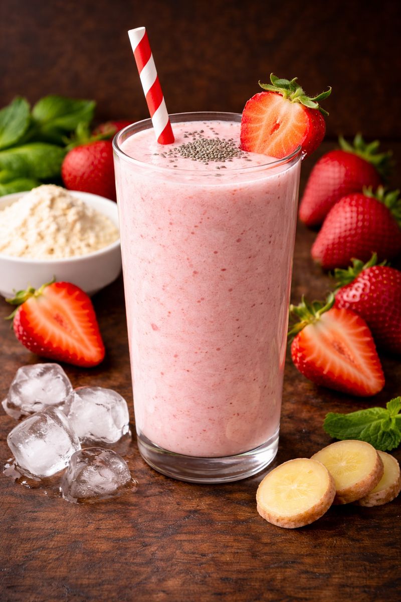 Epres-fehérjés light smoothie